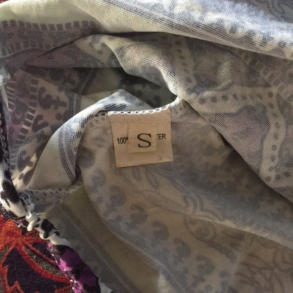 Tribal Print Halter Crop Top - Picture 6 of 6